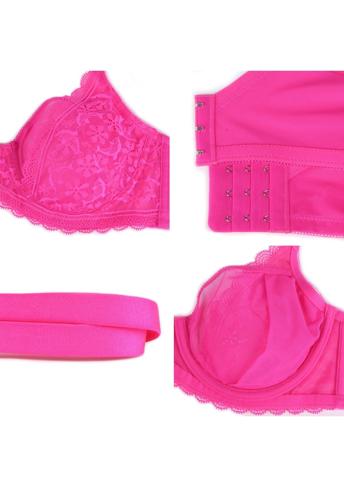 Anemone Lace Dolphin Unlined Bra TK - HSIA