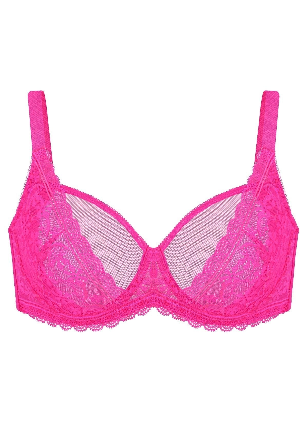 Anemone Lace Dolphin Unlined Bra TK - HSIA