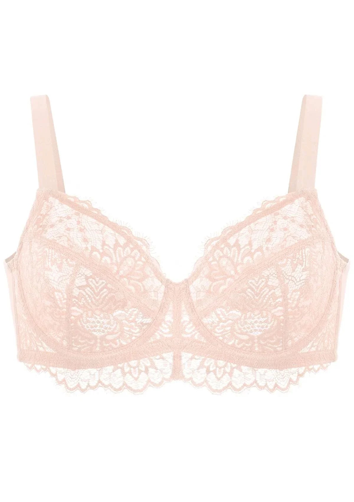 HSIA Black Sunflower Underwire Lace Bra - HSIA