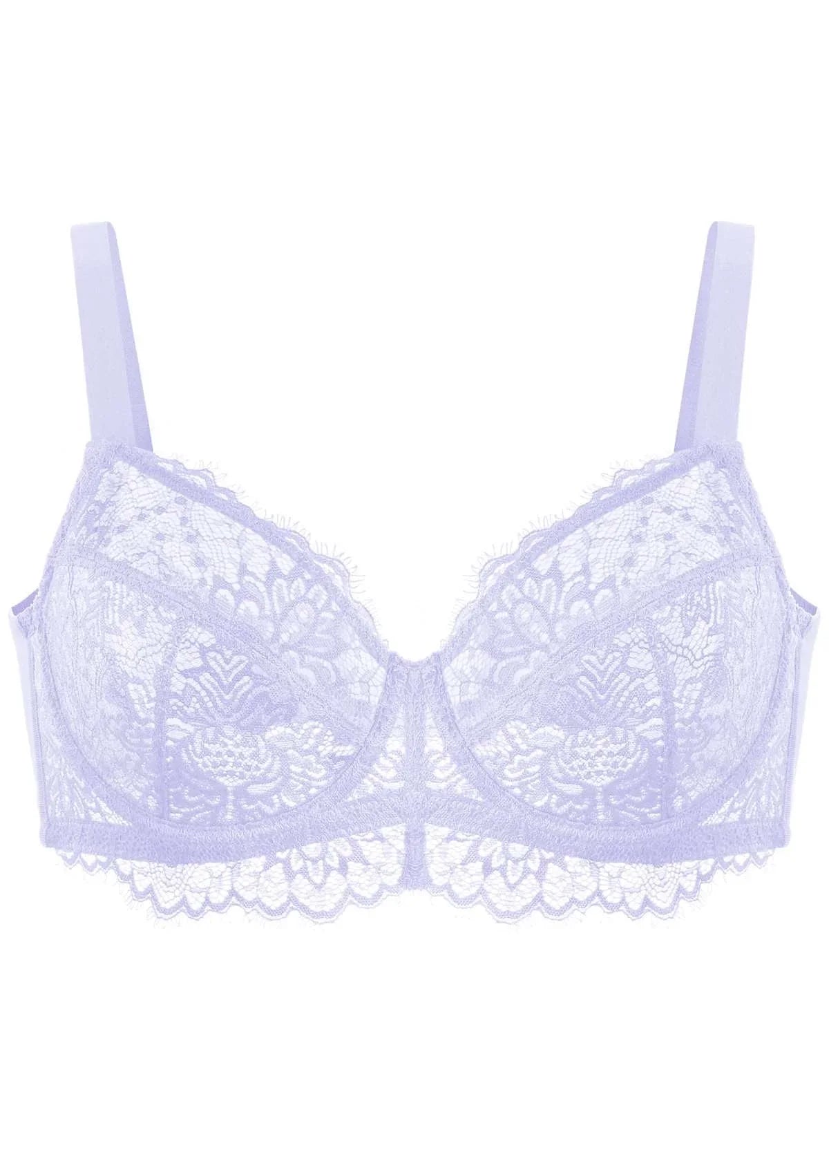 HSIA Black Sunflower Underwire Lace Bra - HSIA
