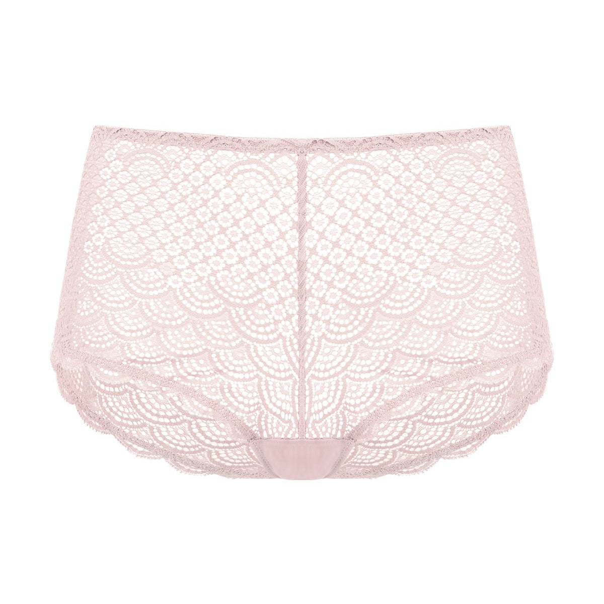 Mermaid Scales High Waist Lace Boyshort Panty