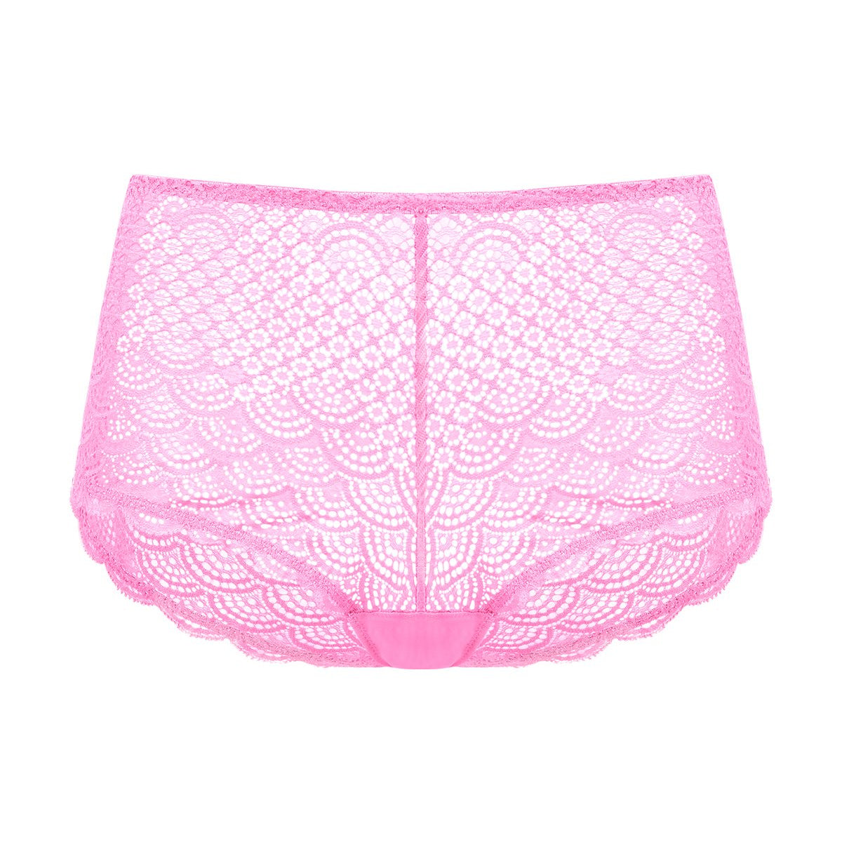 Mermaid Scales High Waist Lace Boyshort Panty