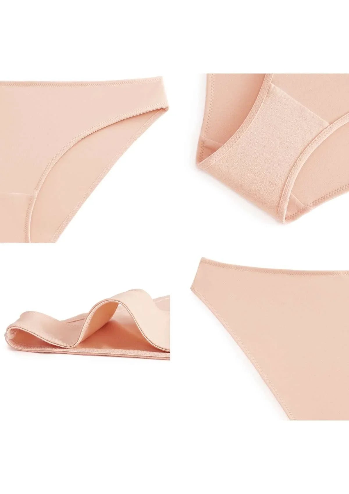 Patricia Smooth Classic Light Pink Soft Stretch Bikini Underwear - HSIA