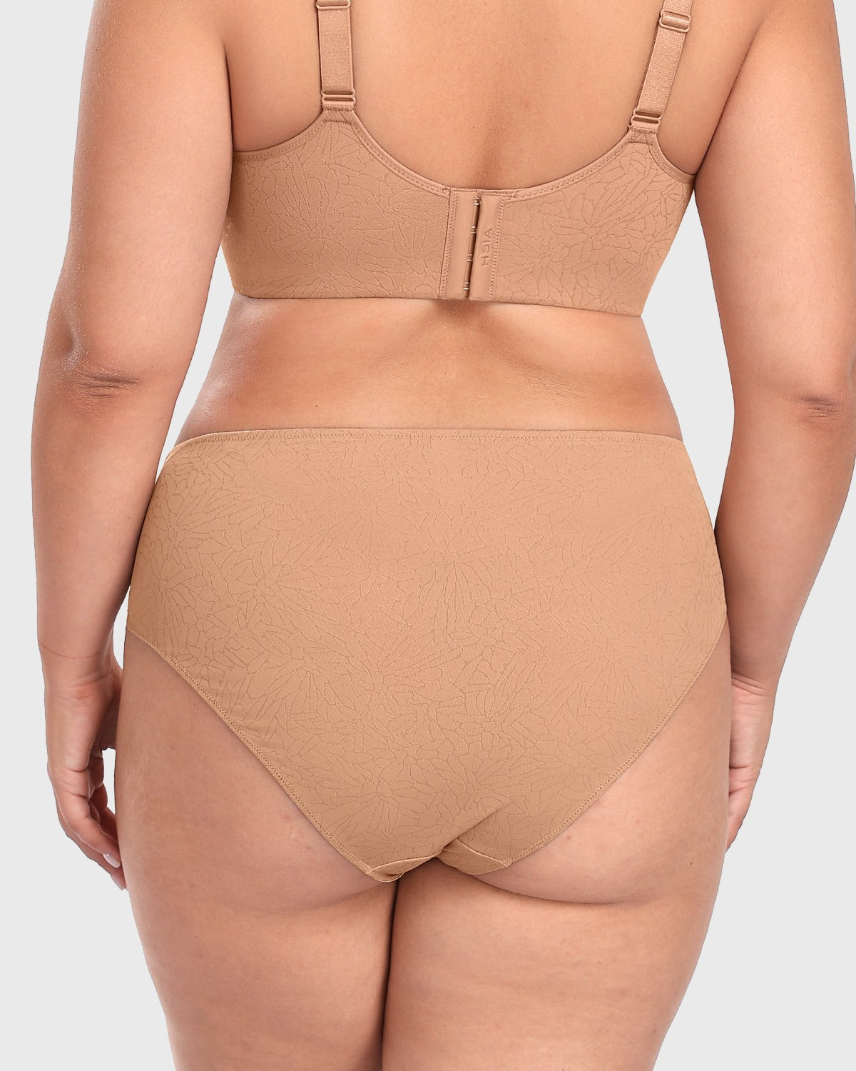 HSlA Joan Comfortzone Full Coverage High-Rise Bikini Underwear Soft Stretch Panties Lingerie - HSIA