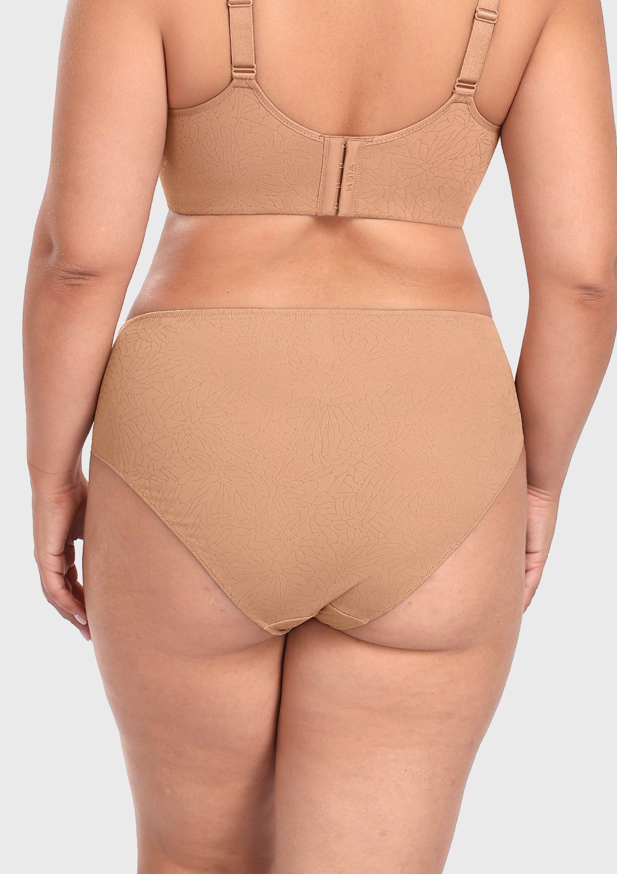 HSlA Joan Comfortzone Full Coverage High-Rise Bikini Underwear Soft Stretch Panties Lingerie - HSIA