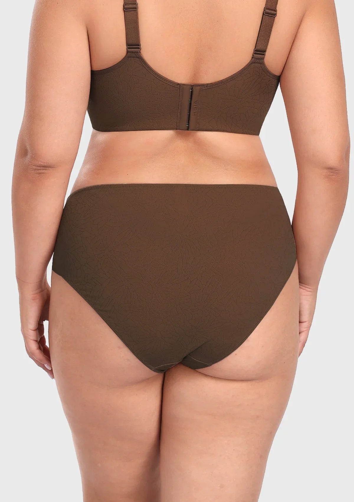 HSlA Joan Comfortzone Full Coverage High-Rise Bikini Underwear Soft Stretch Panties Lingerie - HSIA