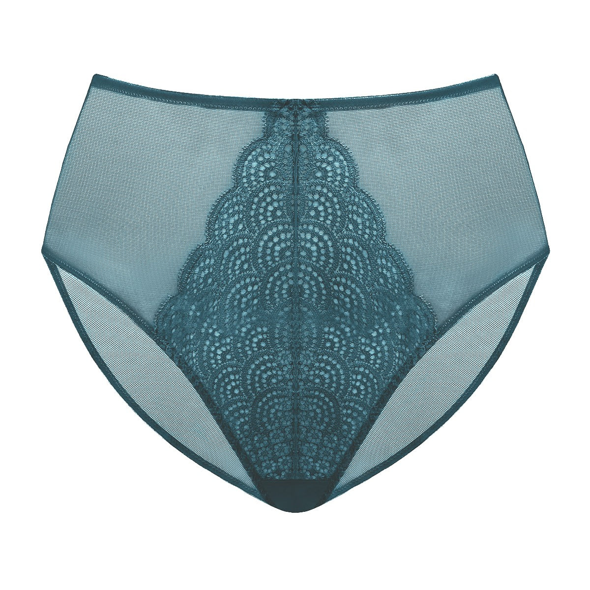 Mermaid High-Rise Lace Brief Underwear