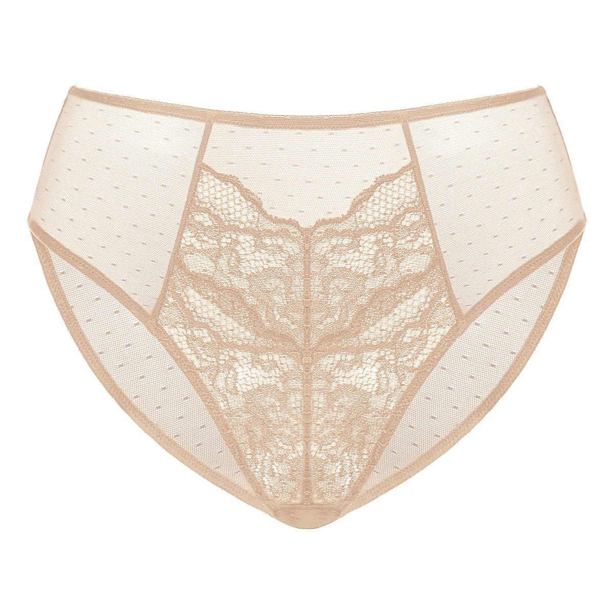 Enchante High-Rise Lace Brief Underwear