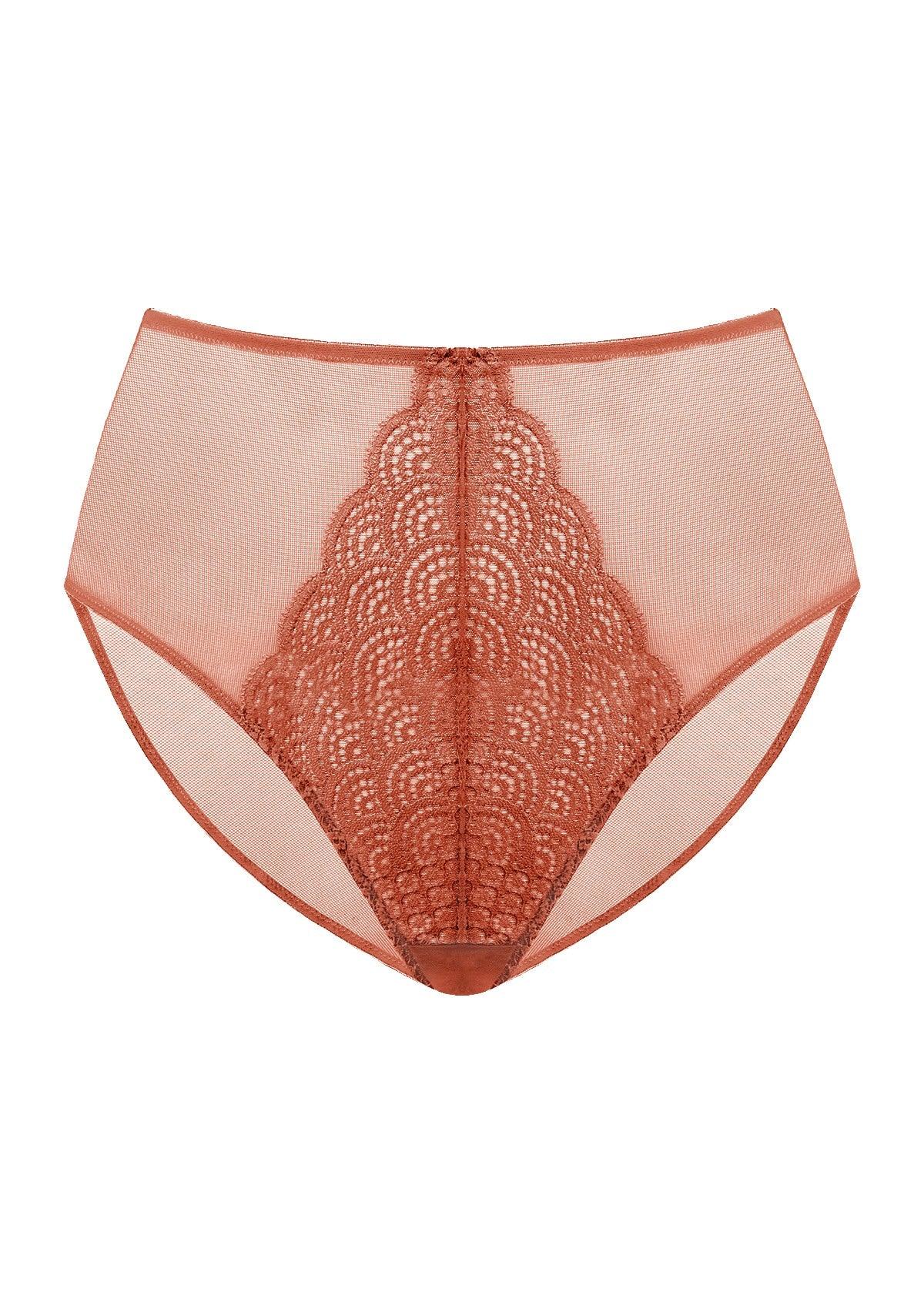 Mermaid High-Rise Lace Brief Underwear - HSIA