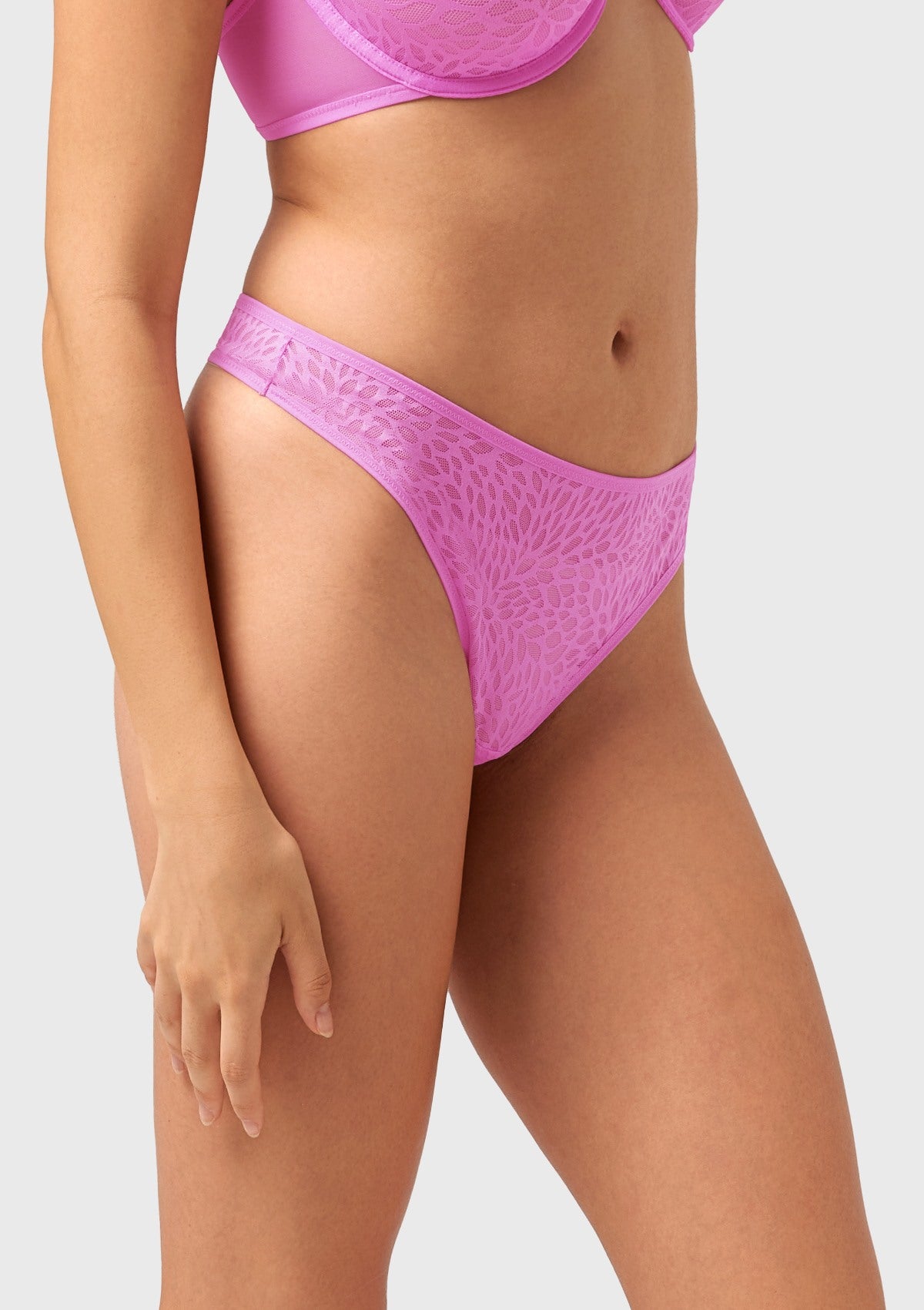 HSIA Vine Sexy Lace Mesh Thong Underwear - HSIA