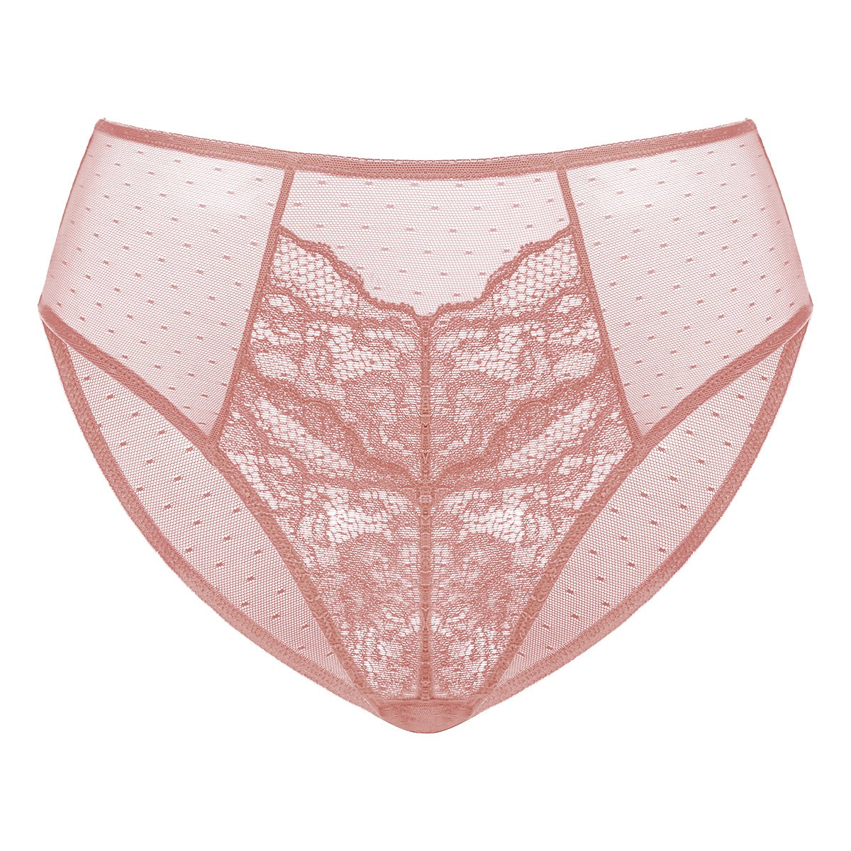 Enchante High-Rise Lace Brief Underwear