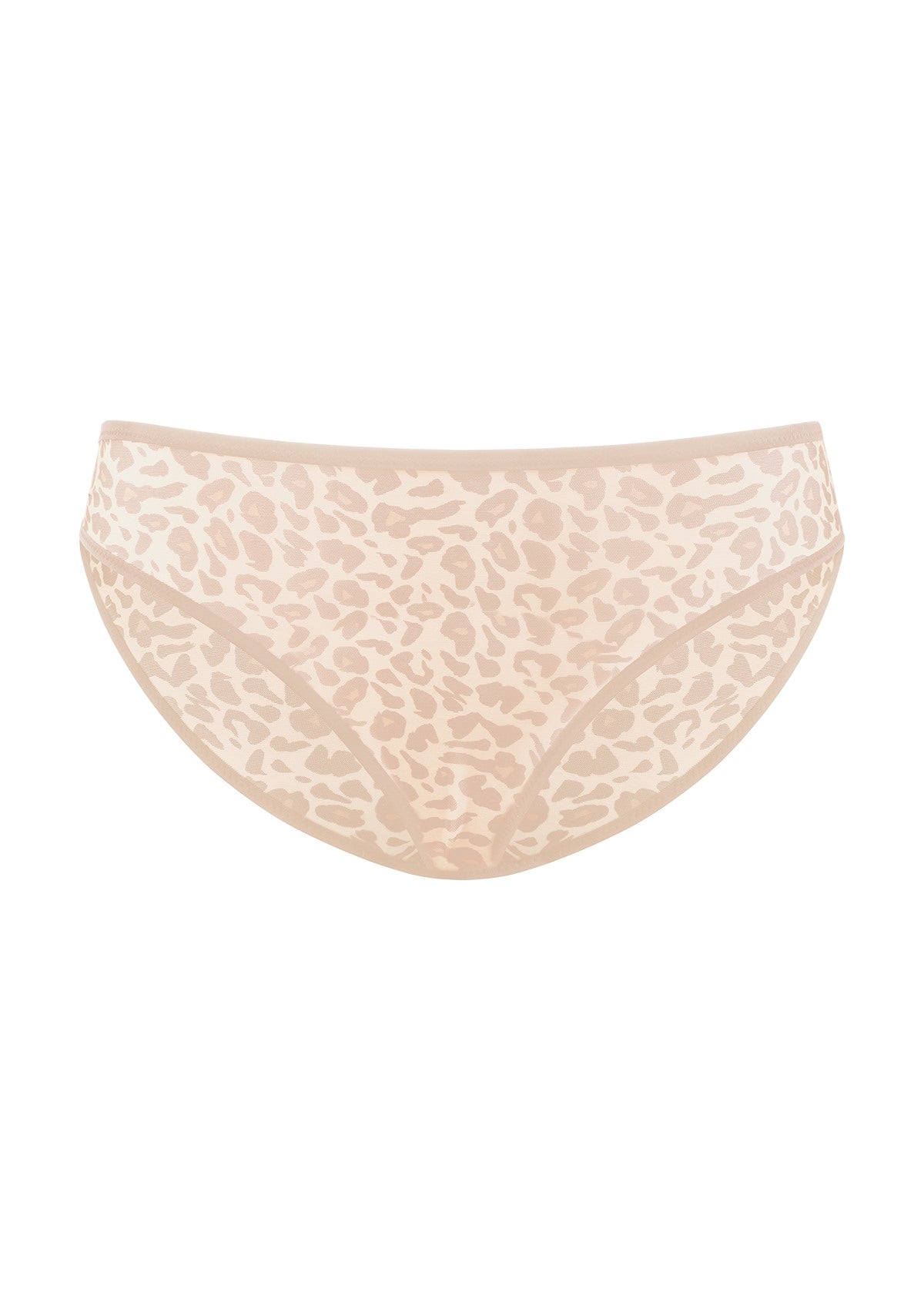 HSIA Leopard Wild High Stretch Briefs Soft Breathable Mesh Panty - HSIA