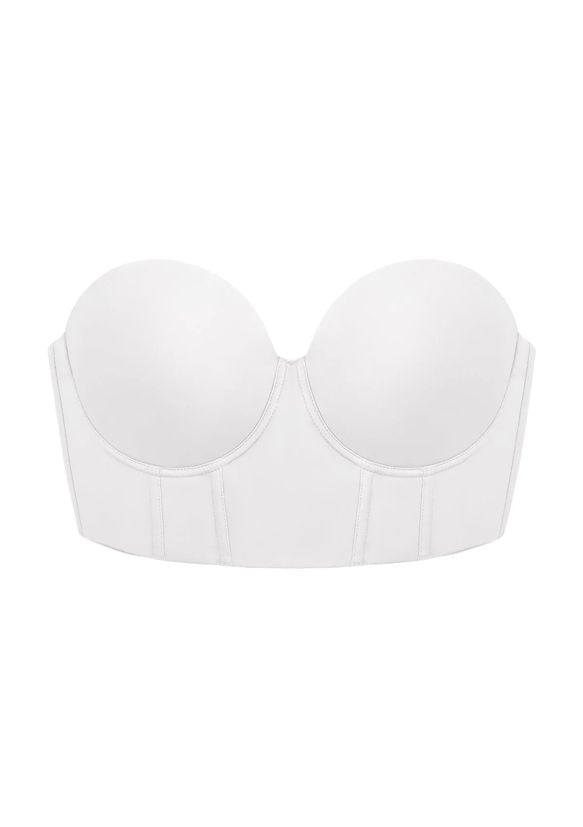 Seamless Cooling Longline Strapless Bra - HSIA