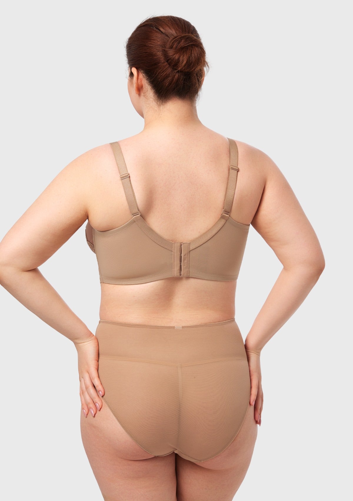 (Cardi B recommends)Mermaid Scales Lace Beige Brown Unlined Bra - HSIA