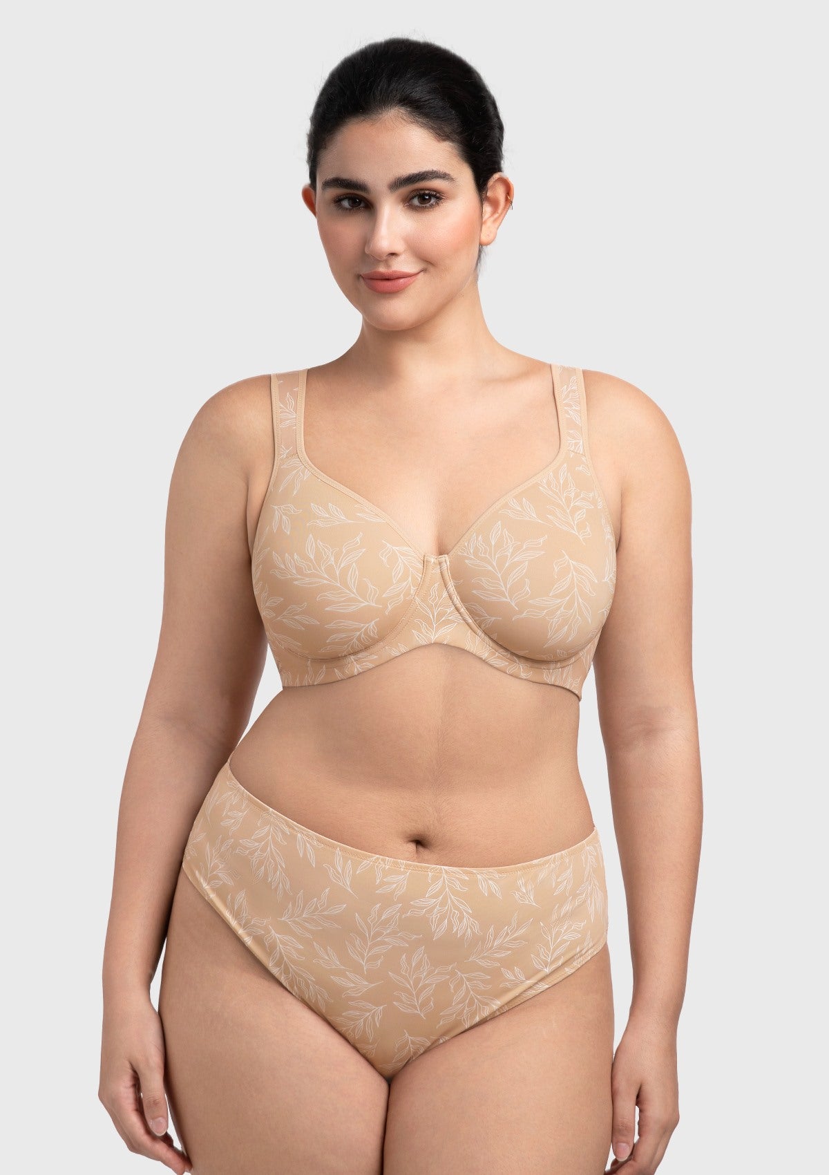 (Cardi B recommends)Joan Ultimate Soft T-shirt Unlined Minimizer Bra - HSIA