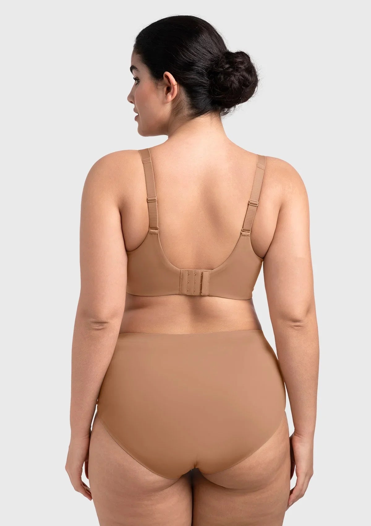 HSIA Miya SoftSense Comfort Lightly Lined T-shirt Back Smoothing Underwire Plus Size Bra Everyday Bra - HSIA