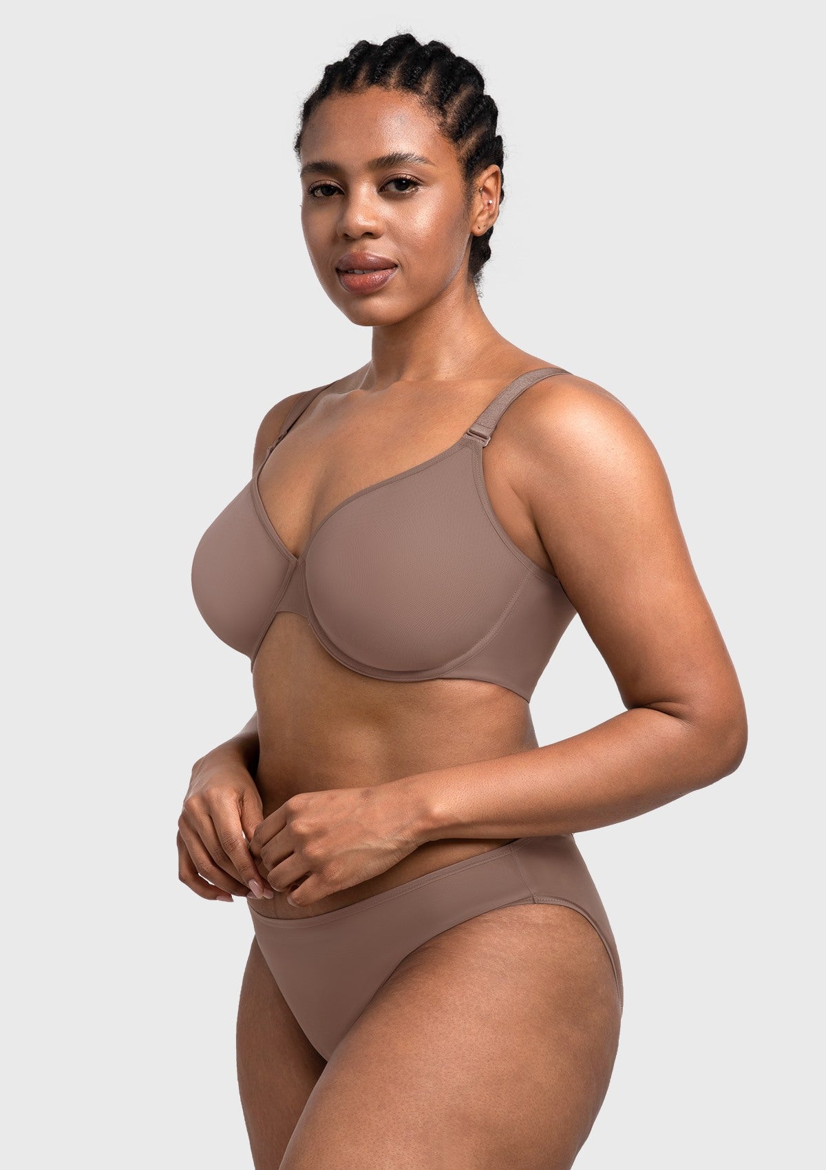 Seraphina Unlined Underwire Sheer Mesh Bra - HSIA