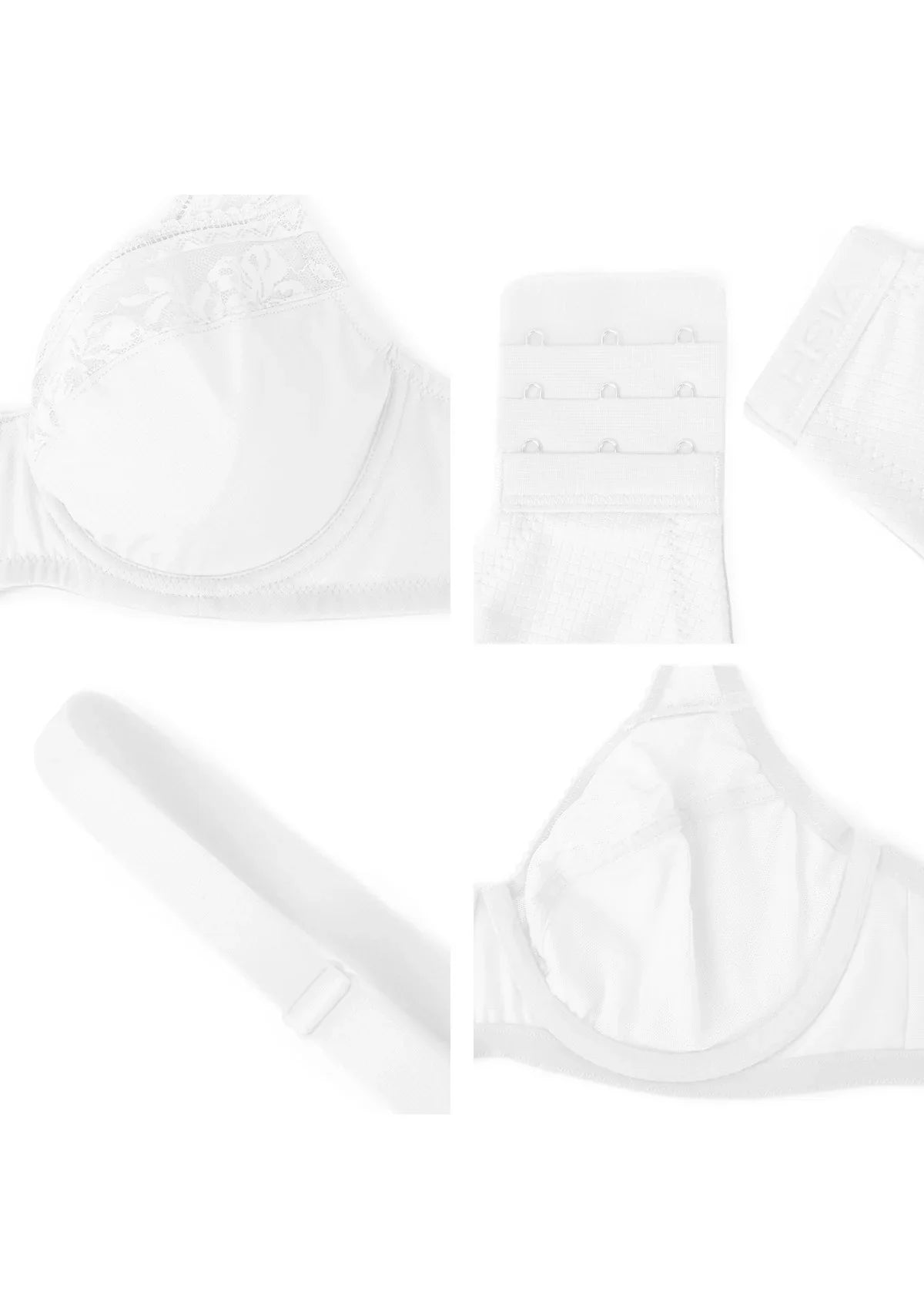 Supportive Seamless Underwire Full Cup Bra - HSIA
