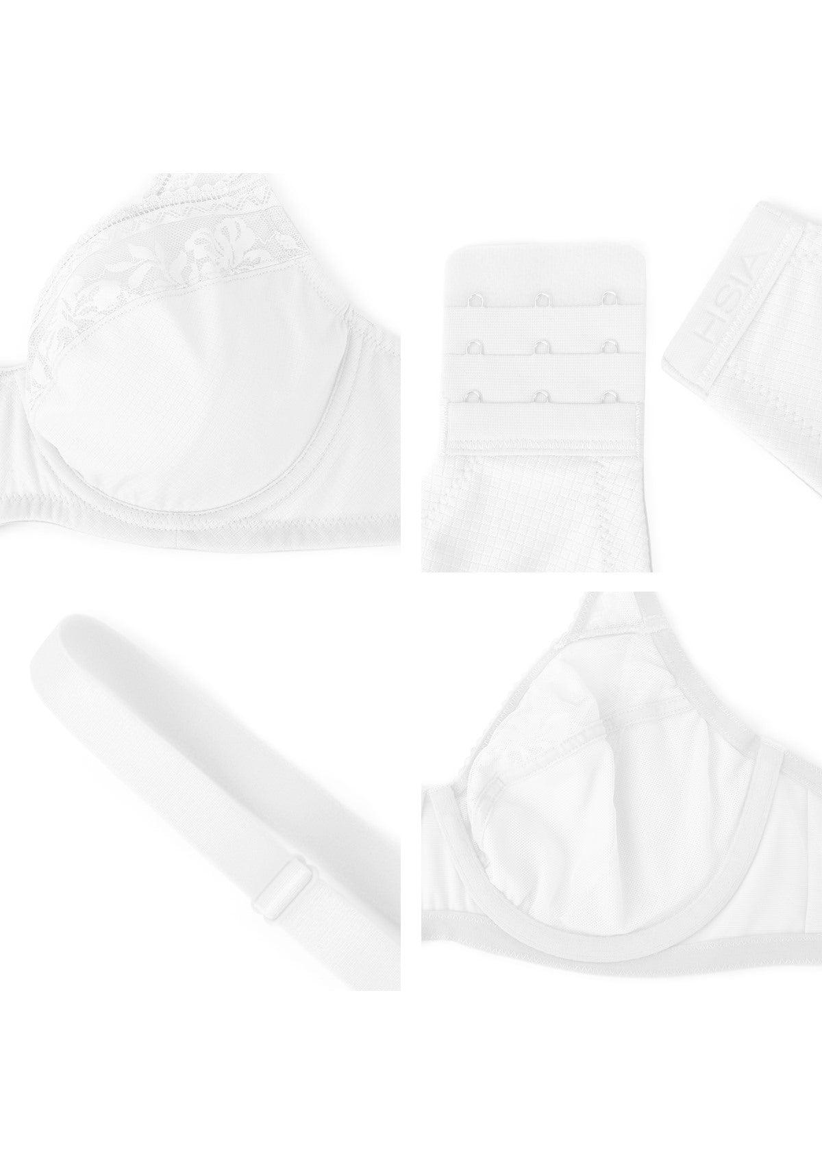 Supportive Seamless Underwire Full Cup Bra - HSIA