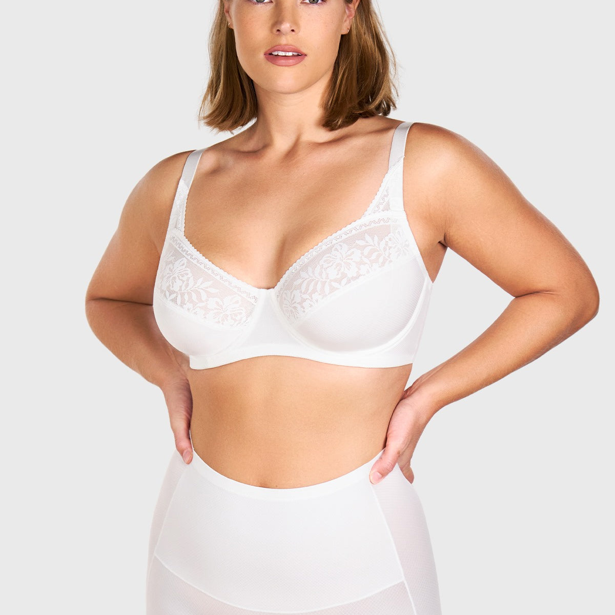 Supportive Seamless Underwire Full Cup Bra - HSIA
