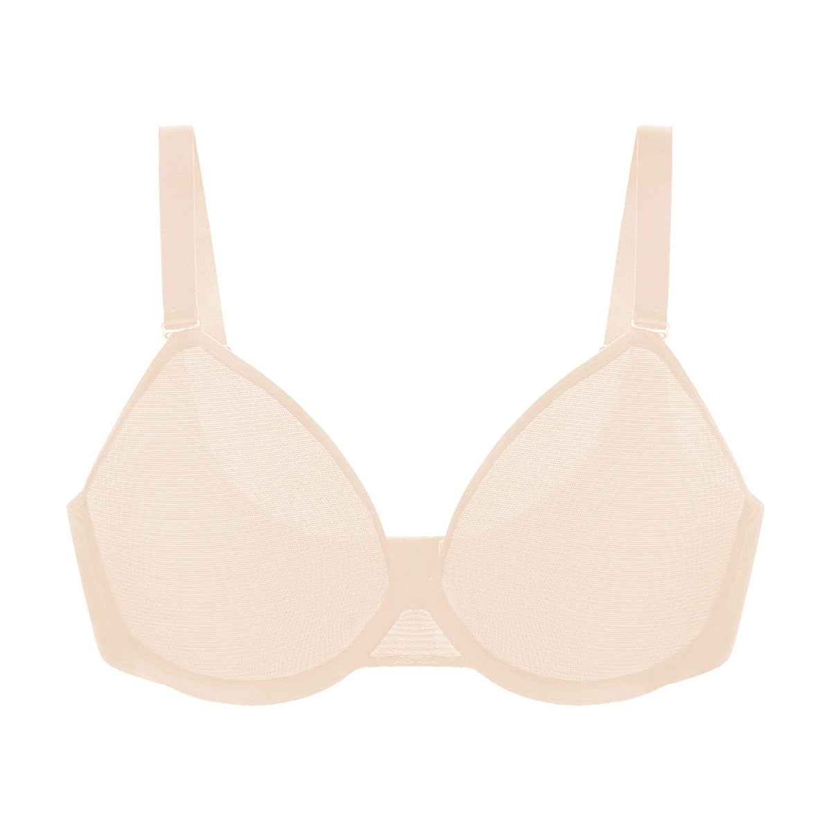Seraphina Unlined Underwire Sheer Mesh Bra - HSIA