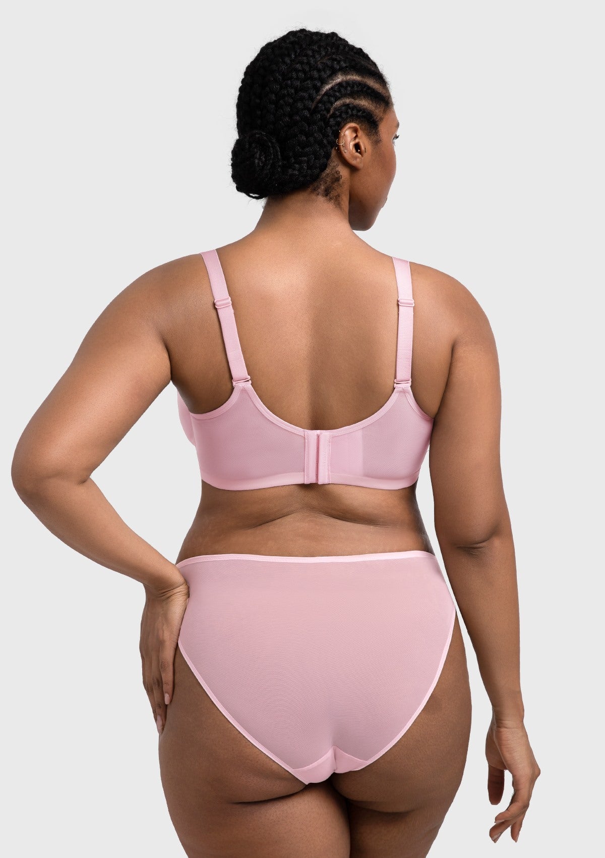 Seraphina Unlined Underwire Sheer Mesh Bra - HSIA