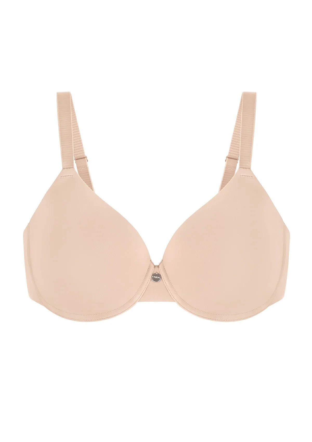 HSIA Miya SoftSense Comfort Lightly Lined T-shirt Back Smoothing Underwire Plus Size Bra Everyday Bra - HSIA