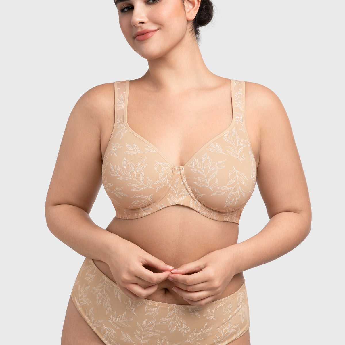 (Cardi B recommends)Joan Ultimate Soft T-shirt Unlined Minimizer Bra - HSIA