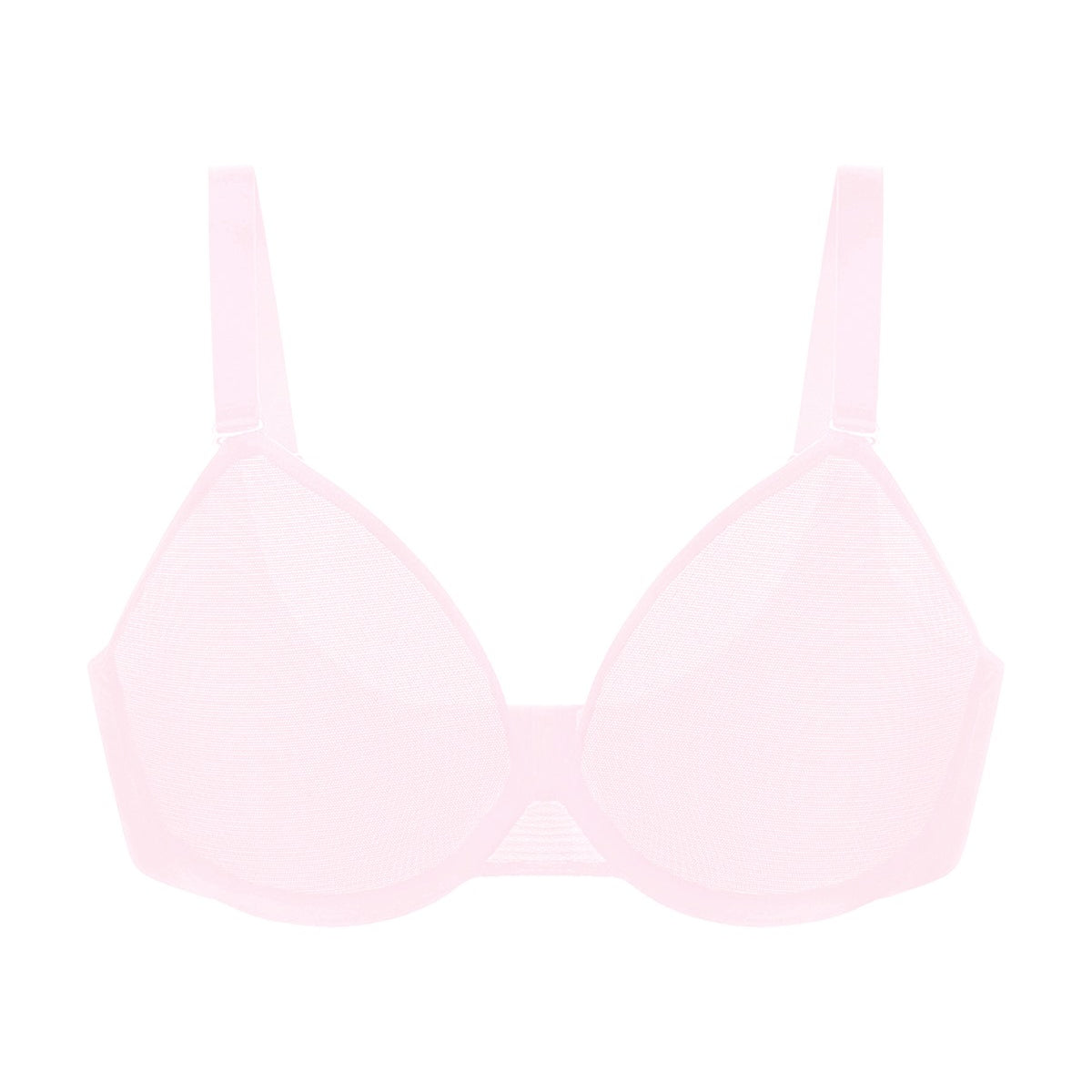 Seraphina Unlined Underwire Sheer Mesh Bra - HSIA