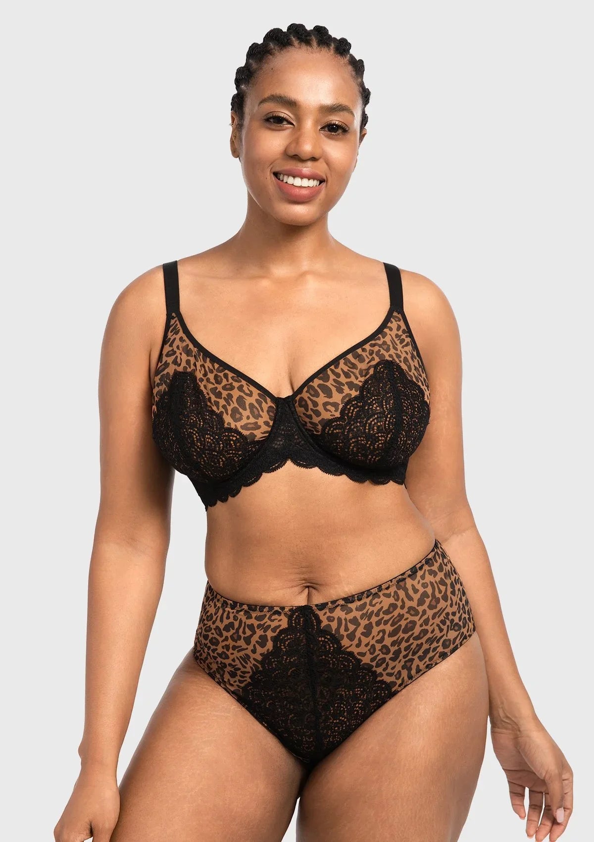 Mermaid Scales Lace Unlined Bra - HSIA