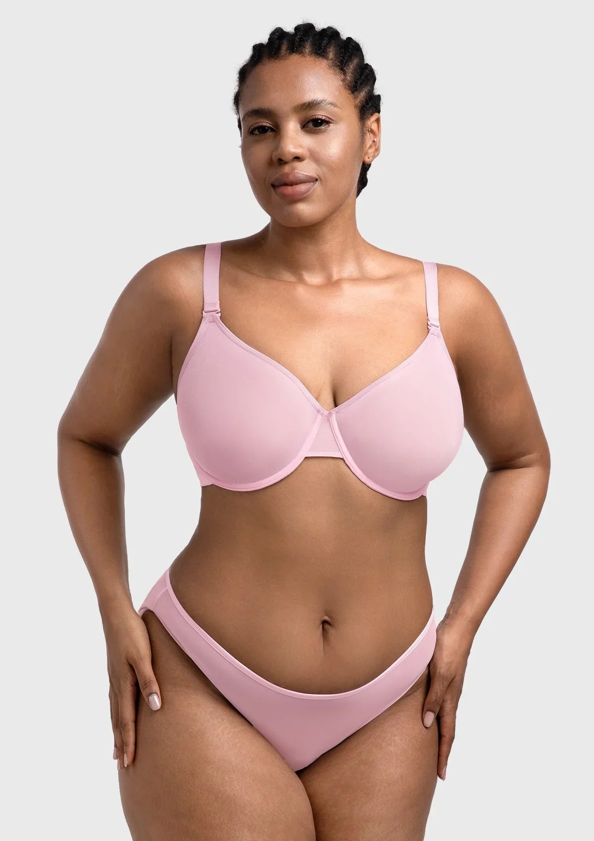 Seraphina Unlined Underwire Sheer Mesh Bra - HSIA