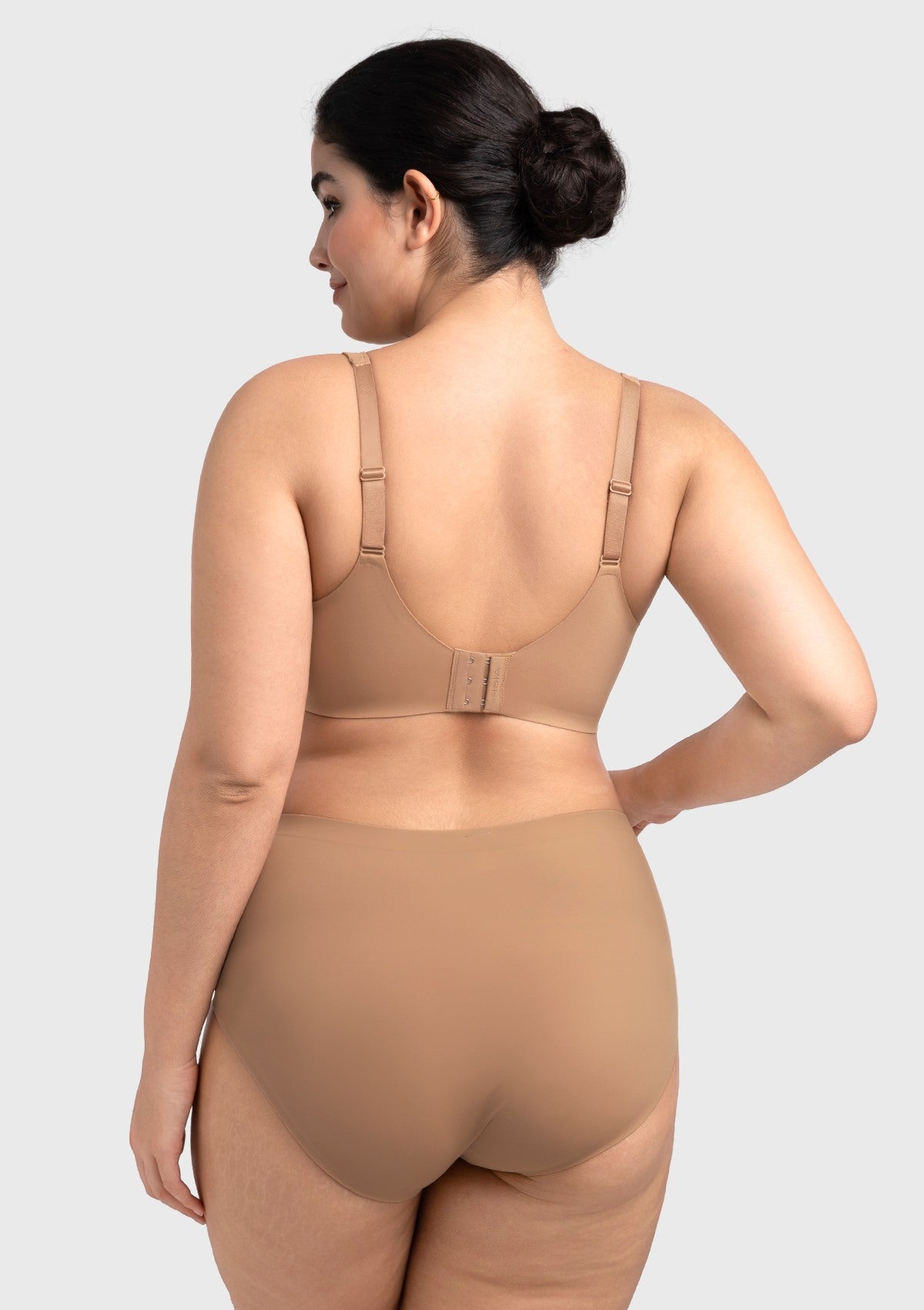 HSIA Esme Minimizer Bras for Women Plus Size Full Coverage No Padding Unlined T Shirt Bra Seamless Underwire Cool Comfort Daily Bras - HSIA