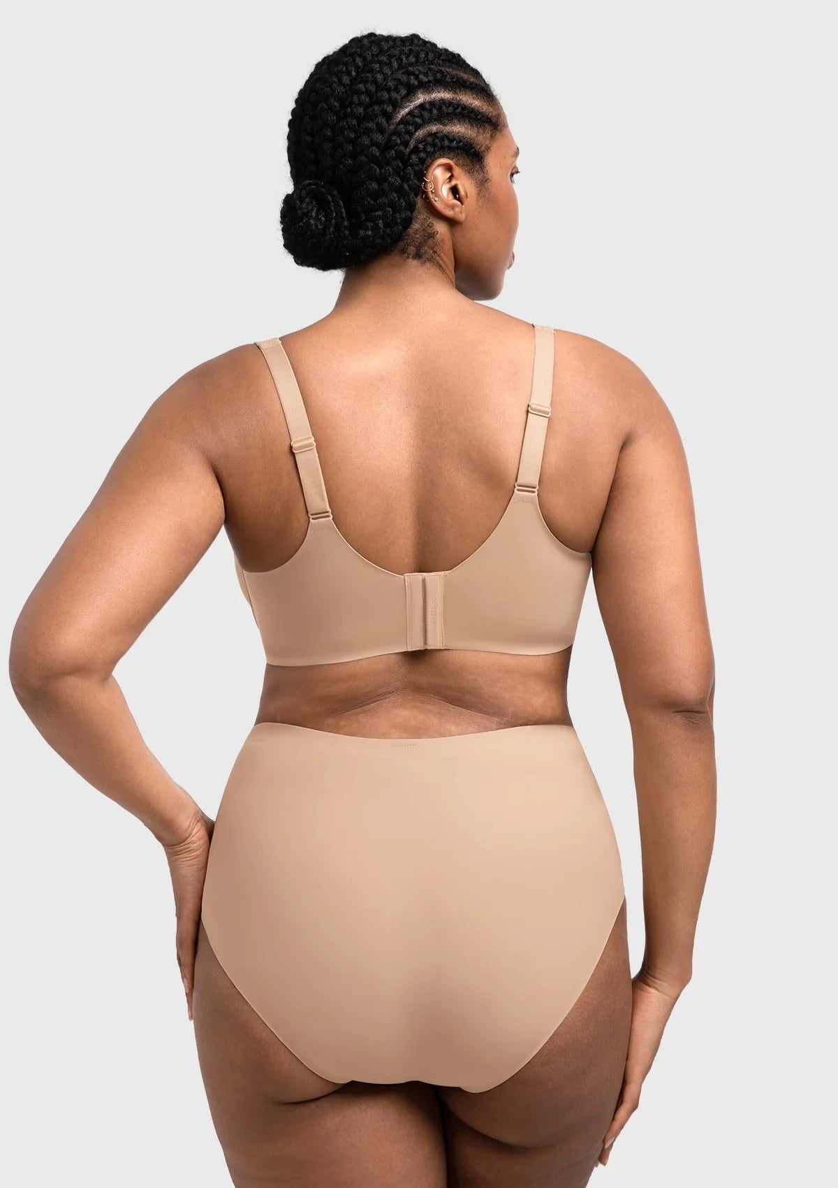 Full Coverage Plus Size T-Shirt Bra with Silky Satin Feel - HSIA