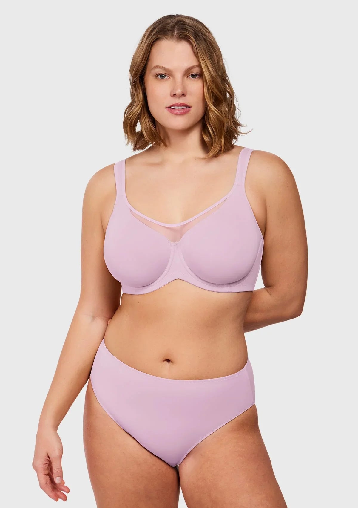 CoolComfort Smoothing Unlined Minimizer Underwire Bra - HSIA