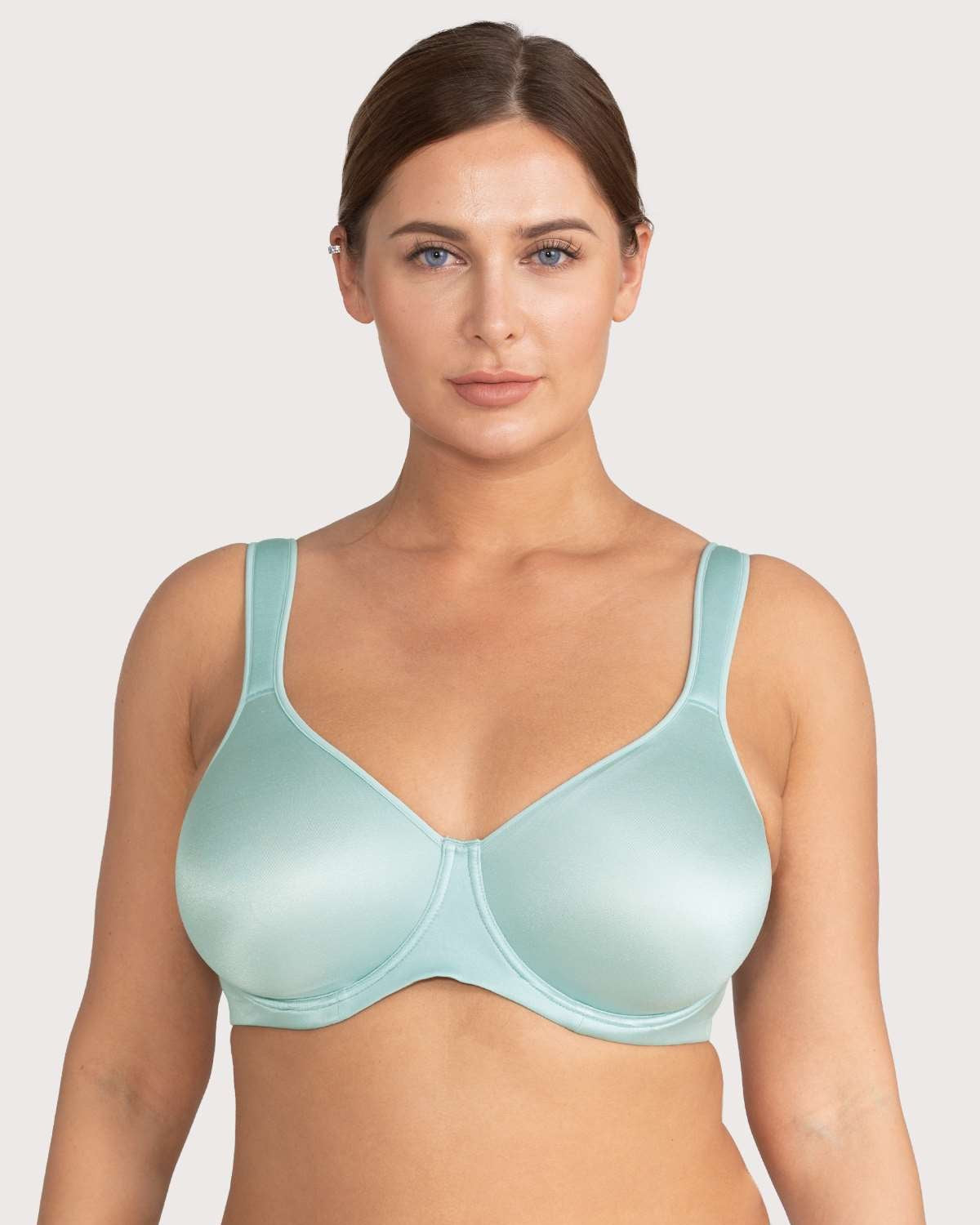 HSIA Blue Unlined Full Coverage Minimizer Bra - HSIA