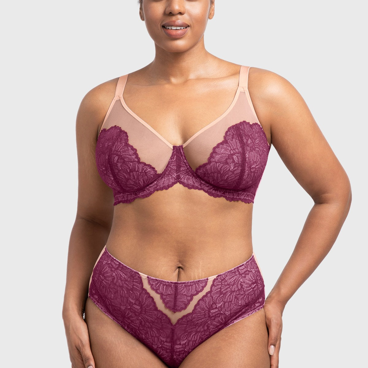 HSIA Blossom Black Unlined Lace Bra