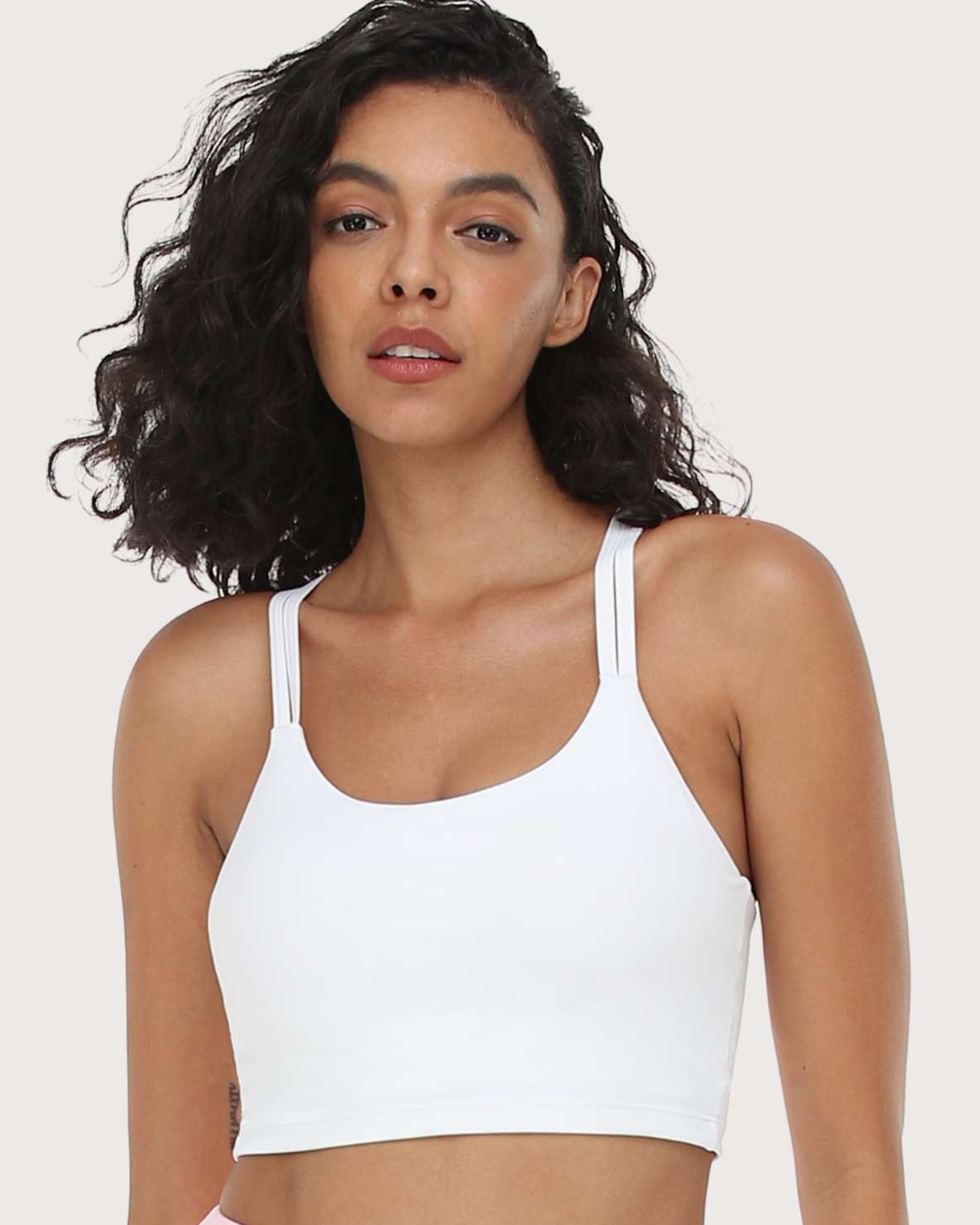 LEAPX Wireless Low-Impact Crisscross Padded Sports Bra - HSIA
