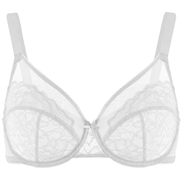 (Cardi B recommends)Enchante Lace Unlined Full Coverage Underwire Bra - HSIA