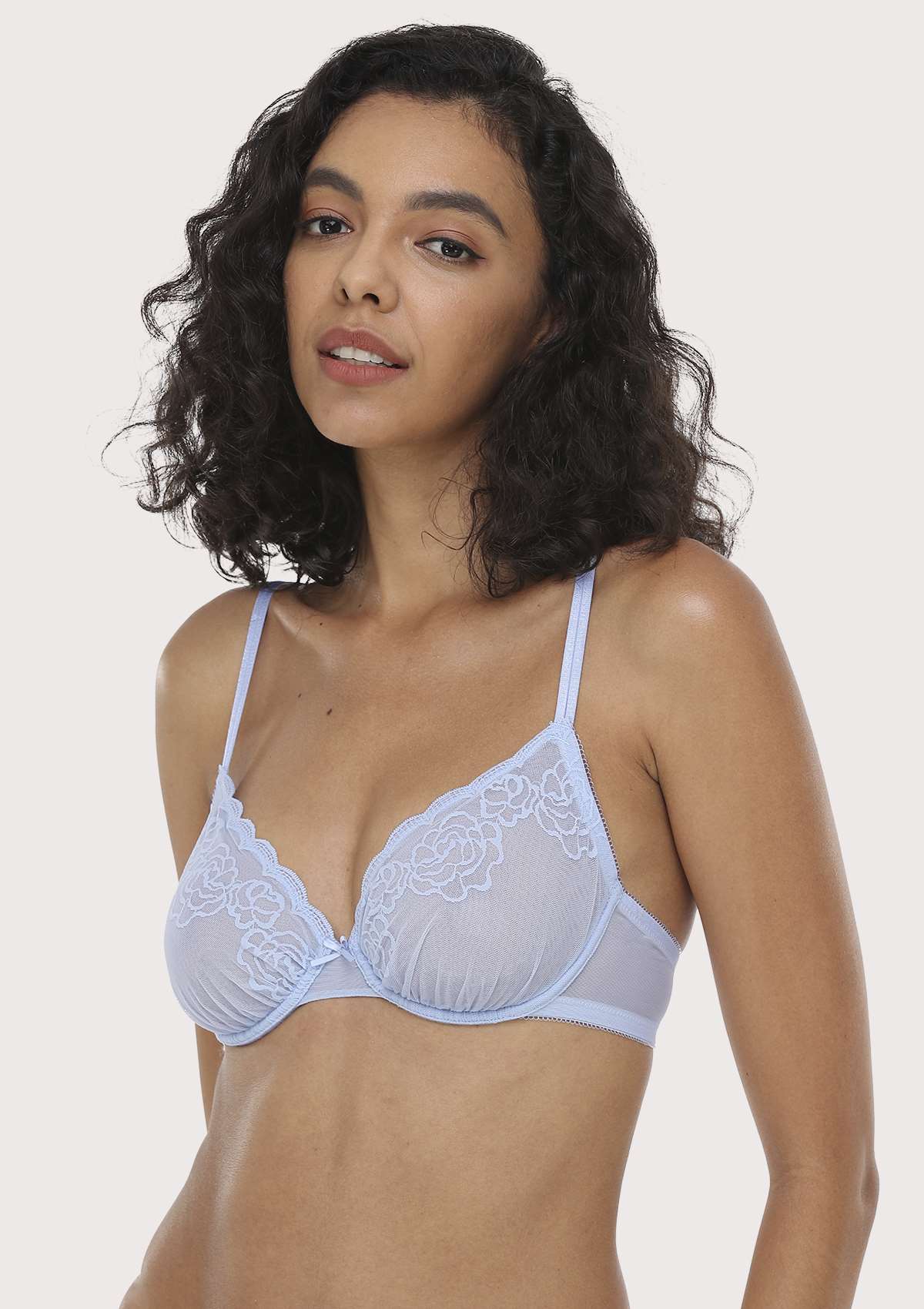 Rosa Bonica | Petite Lace Underwire Unlined Bra - HSIA