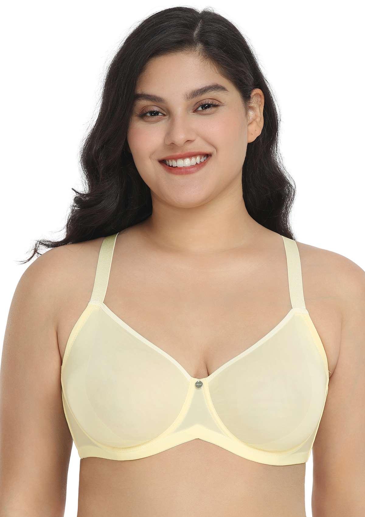 Marquita Ultimate Comfort Unlined Mesh Underwire Bra - HSIA