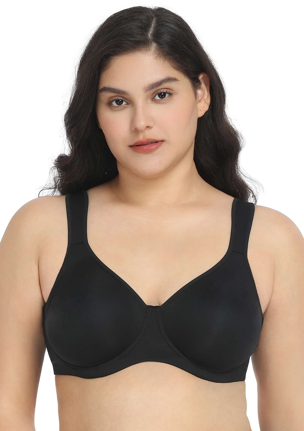 (Cardi B recommends)Joan Ultimate Soft T-shirt Unlined Minimizer Bra - HSIA