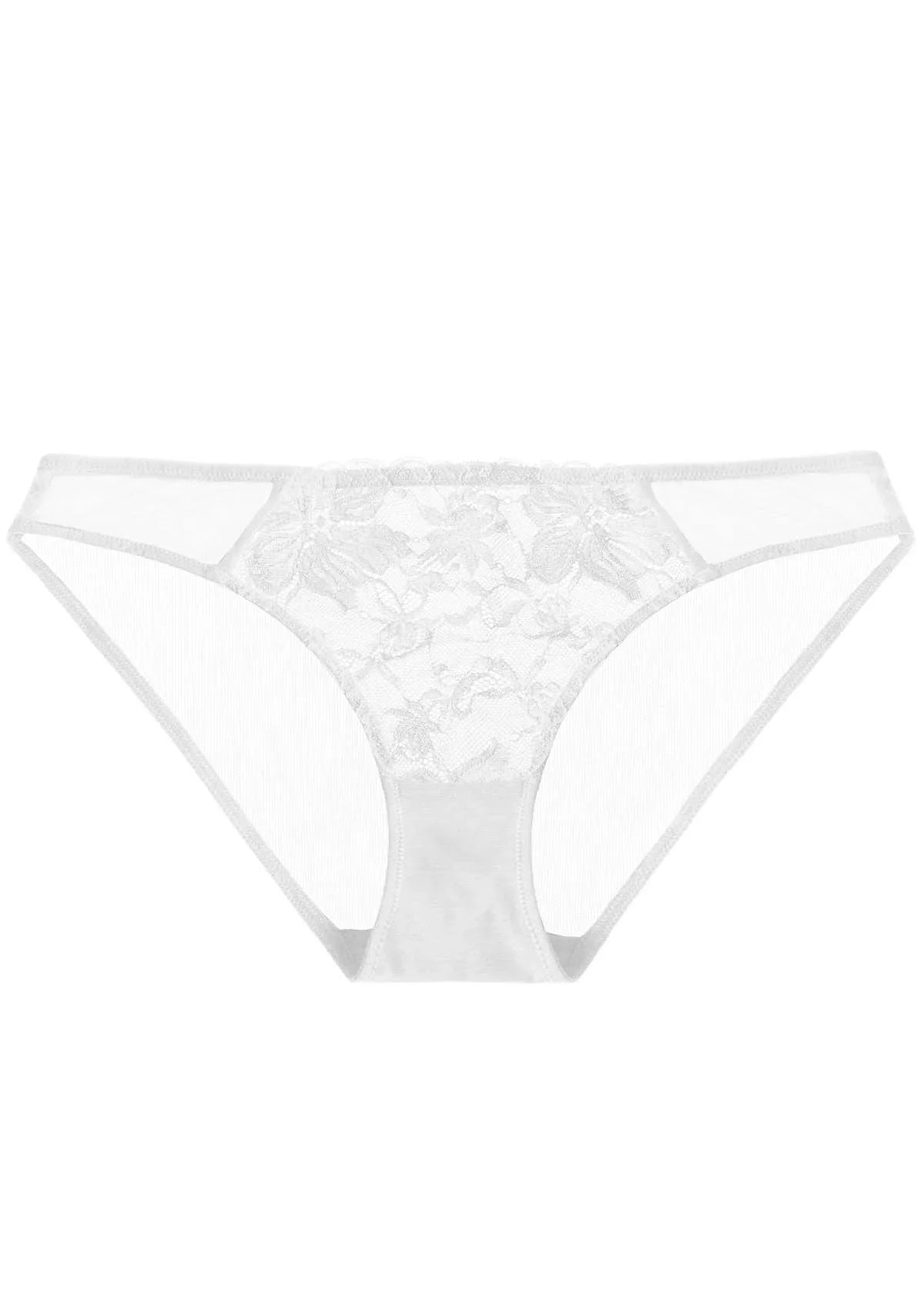 HSIA Breathable Sexy Lace White Bikini Underwear - HSIA