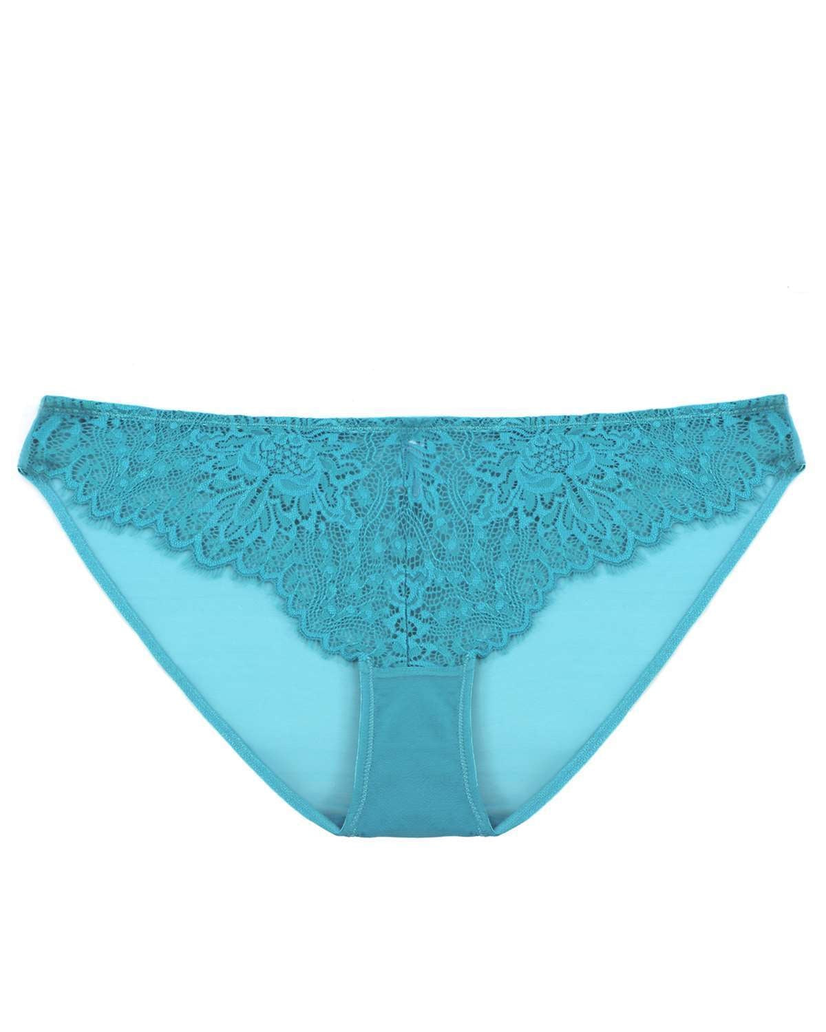 HSIA Sunflower Exquisite Horizon Blue Lace Bikini Underwear - HSIA