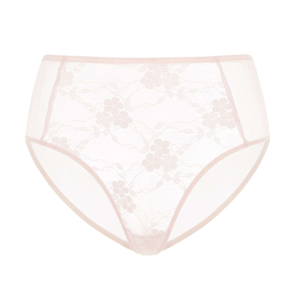 Spring Romance High-Rise Floral Lace Brief Underwear - HSIA