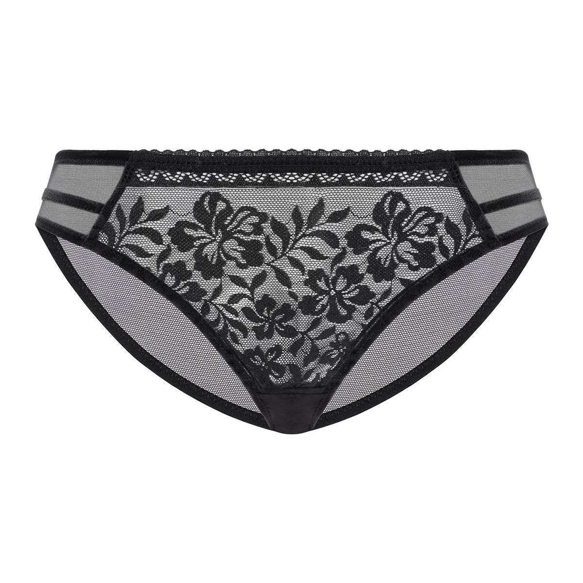 Gladioli Floral Lace Bikini Underwear - HSIA