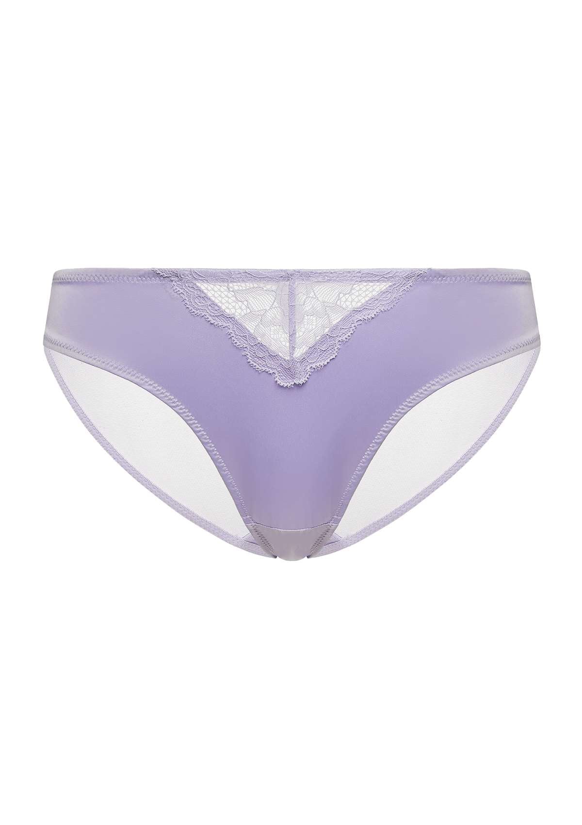 Foxy Satin Floral Lace Bikini Underwear - HSIA