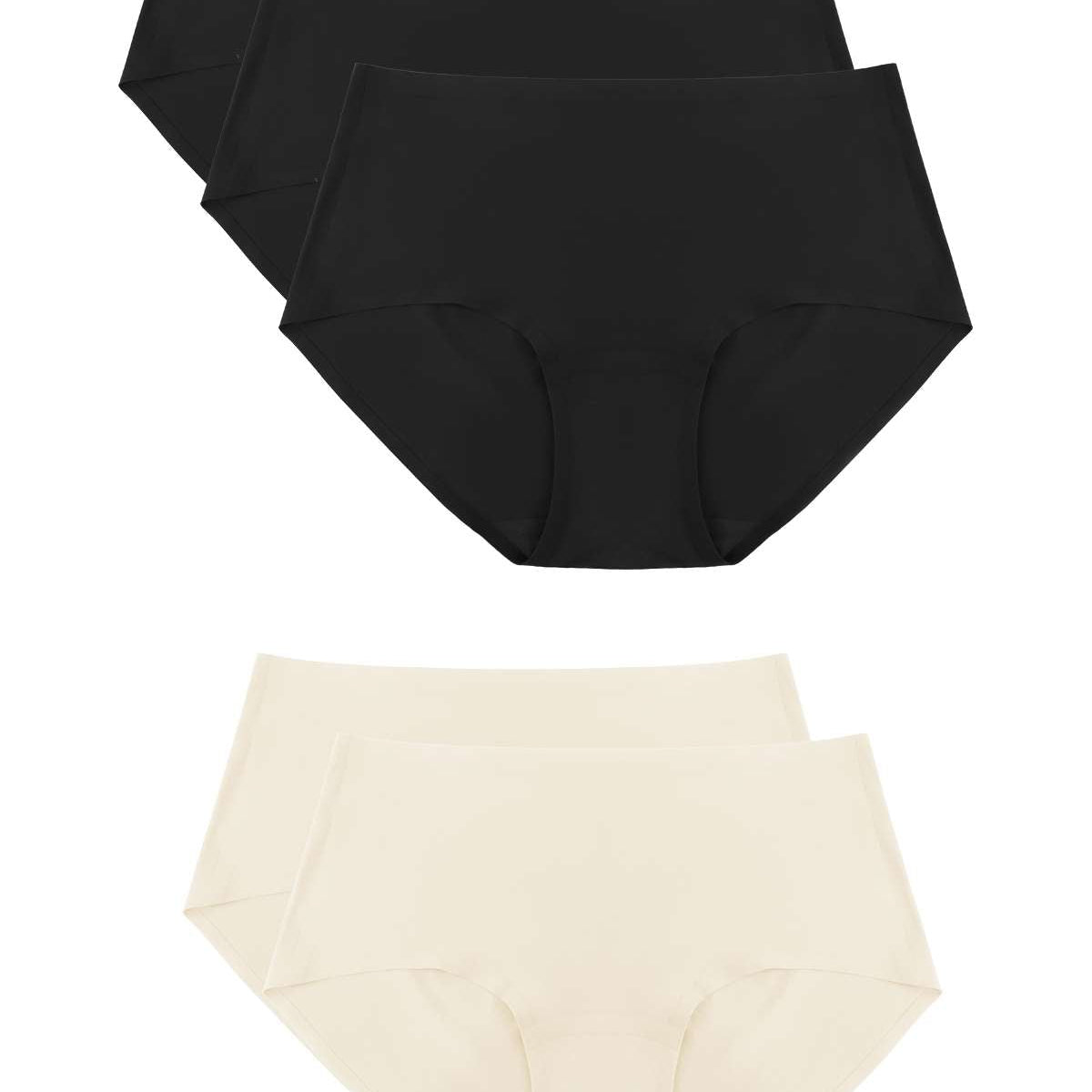 FlexiFit Soft Stretch Seamless Brief Underwear Bundle - HSIA