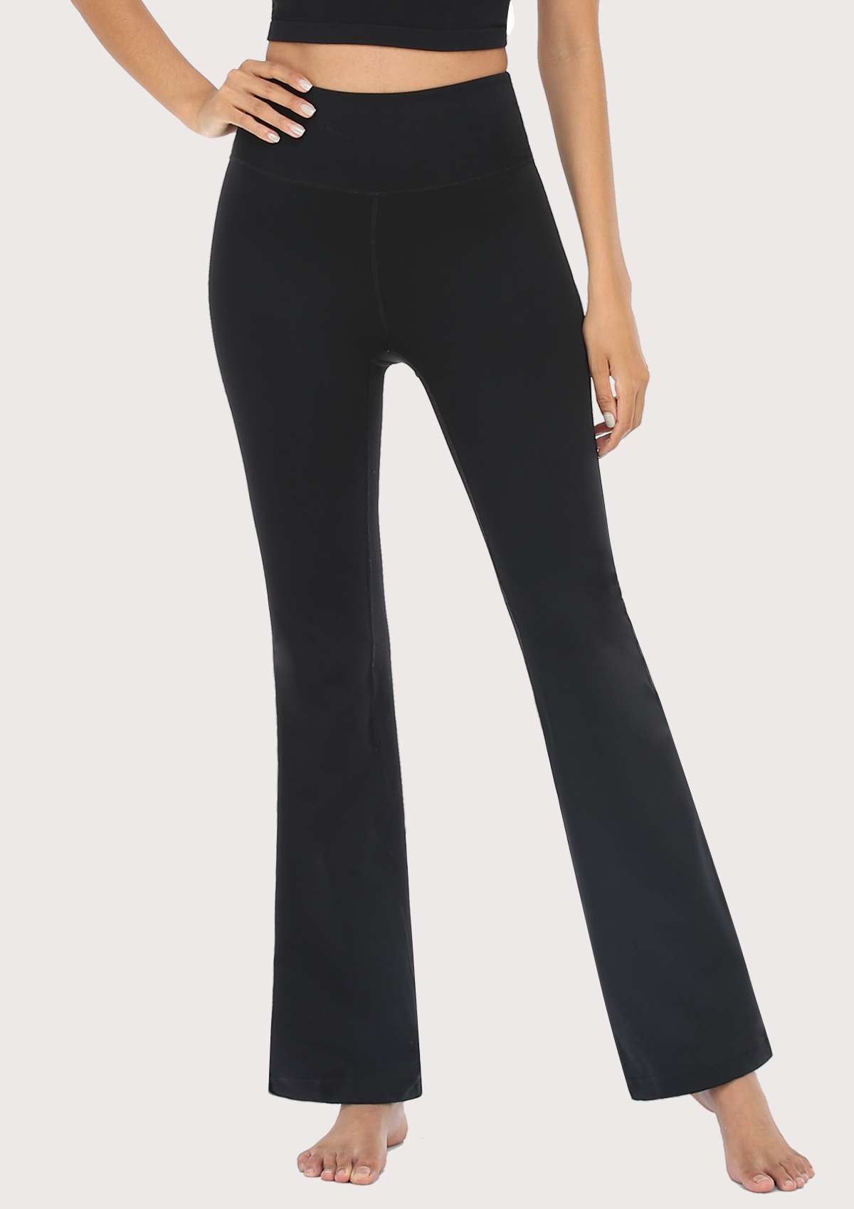 SONGFUL Smooth High Waisted Bootcut Yoga Sports Pants - HSIA