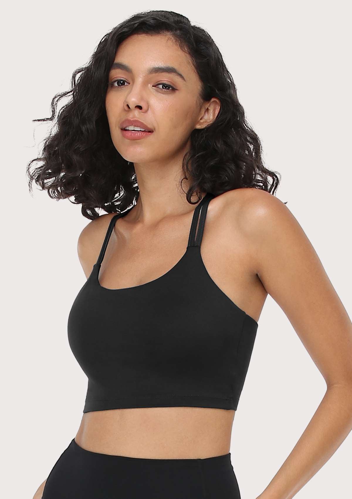 LEAPX Wireless Low-Impact Crisscross Padded Sports Bra - HSIA