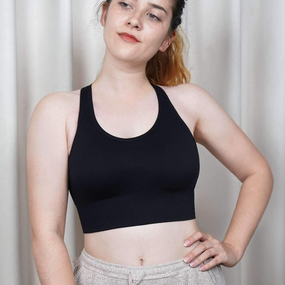 HSIA Racerback Padded Sports Bra - HSIA